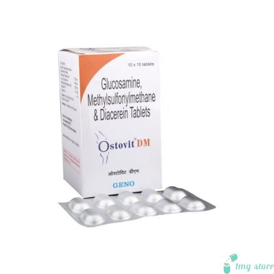 Ostovit DM Tablet (Glucosamine + Diacerein + Methyl Sulfonyl Methane): Joint Health | For Osteoarthritis, Cartilage Support & Joint Pain Management