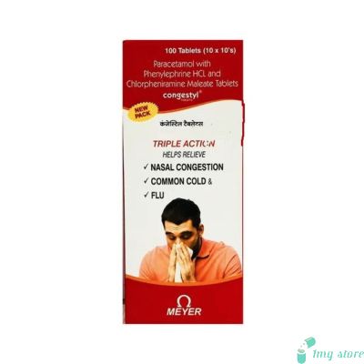 Congestyl Tablet (Chlorpheniramine Maleate + Paracetamol + Phenylephrine)