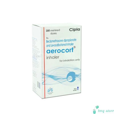 Aerocort Inhaler (Levosalbutamol (50mcg) + Beclometasone (50mcg)