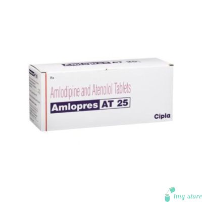 Amlopres AT 25mg Tablet (Amlodipine 5mg + Atenolol 25mg)