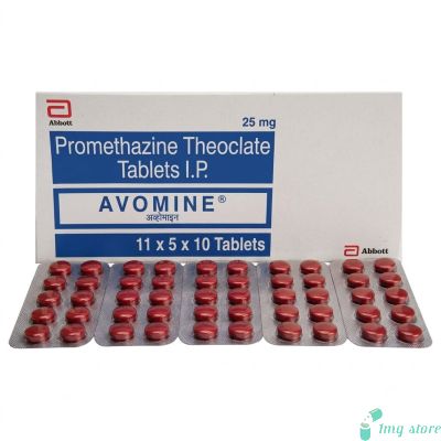 Avomine 25mg Tablet (Promethazine)