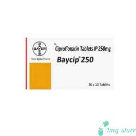 Baycip 250 Tablet (Ciprofloxacin 250mg)