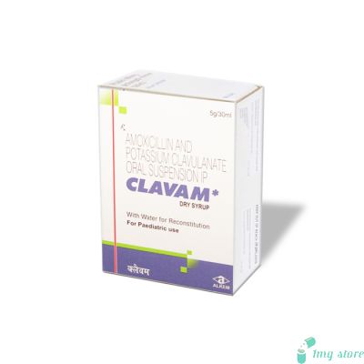 Clavam Dry Syrup (Amoxicillin (125mg) + Clavulanic acid  (31.25mg))