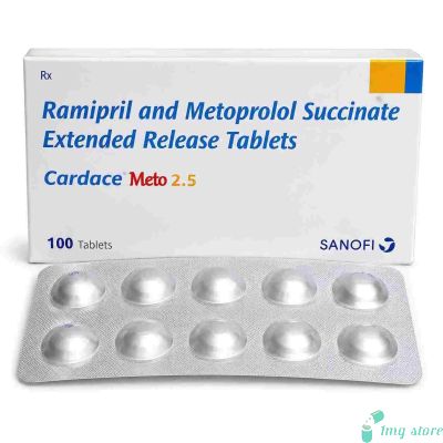 Cardace Meto Tablet ER (Metoprolol Succinate + Ramipril): Antihypertensive Combination | For Blood Pressure Control, Heart Failure Management, and Cardiovascular Protection