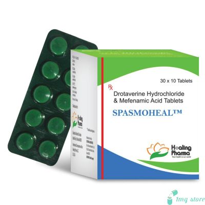Spasmoheal Tablet (Drotraverine + Mefenamic) 