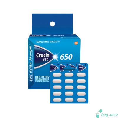 Crocin 650 Tablet (Paracetamol 650mg)