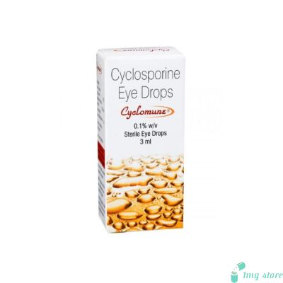 Cyclomune 0.1% Eye Drop (Cyclosporin 0.1%) 3ml