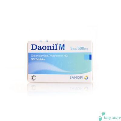 Daonil-M Tablet SR (Glibenclamide (5mg) + Metformin (500mg))