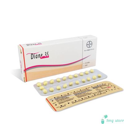 Diane 35 Tablet (Cyproterone Acetate (2mg) + Ethinyl Estradiol (0.035mg))