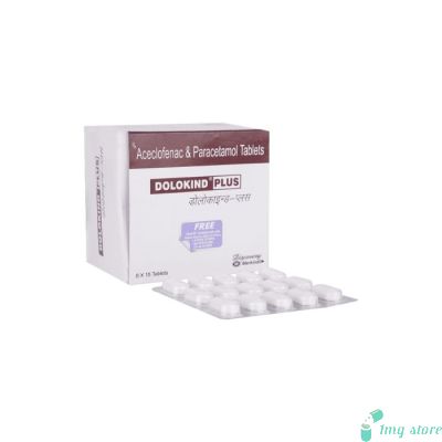 Dolokind Plus Tablet (Aceclofenac (100mg) + Paracetamol (325mg))