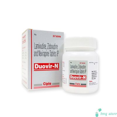Duovir N Tablet (Lamivudine 150mg + Nevirapine 200mg + Zidovudine 300mg)