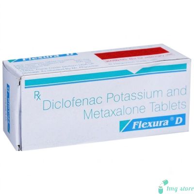 Flexura D Tablet (Diclofenac 50 Mg + Metaxalone 400 Mg)
