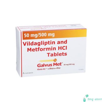 Galvus Met 50mg/500mg Tablet (Vildagliptin (50mg) + Metformin (500mg))