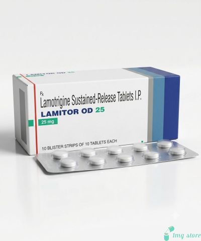Lamitor OD 25mg Tablet SR (Lamotrigine 25mg)