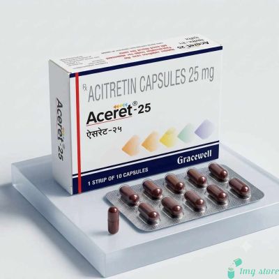 Aceret Capsule (Acitretin) | For severe psoriasis, keratinization disorders, skin cell normalization, inflammation control