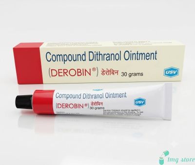 Derobin Ointment (Dithranol + Coal Tar + Salicylic Acid): Psoriasis Care Topical | For Psoriasis, Scalp Scaling, and Plaque Management