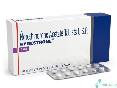 Regestrone Tablet (Norethisterone) | For Menstrual Disorders, Abnormal Uterine Bleeding, Period Regulation