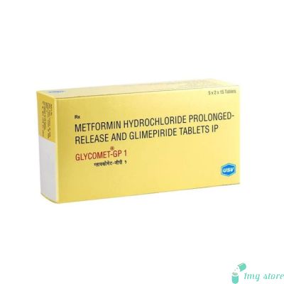 Glycomet GP 1 Tablet PR (Metformin (1mg) + Glimepiride (500mg))