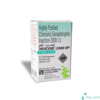 HUCOG 2000 HP Injection (Human Chorionic Gonadotropin) (HCG) 2000IU)