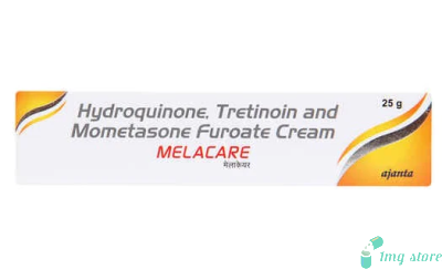 Melacare Cream (Hydroquinone (2% w/w) + Mometasone (0.1% w/w) + Tretinoin (0.025% w/w)