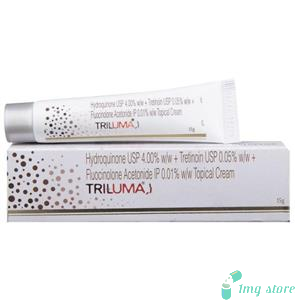 Triluma Cream(Hydroquinone (4% w/w) + Tretinoin (0.05% w/w) + Fluocinolone acetonide (0.01% w/w)