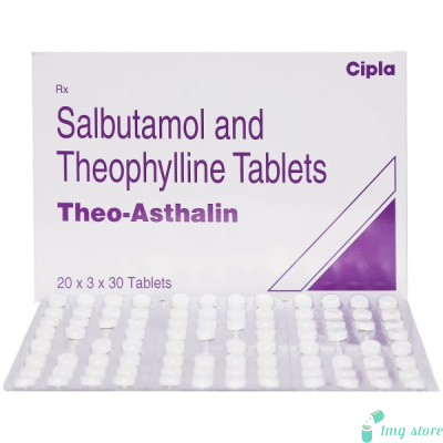 Theo-Asthalin Tablet (Salbutamol (2mg) + Theophylline (100mg))