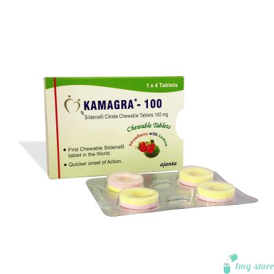Kamagra Polo Chewable100mg Tablets (Sildenafil Citrate)