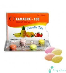 Kamagra Chewable 100mg Tablets (Sildenafil Citrate)