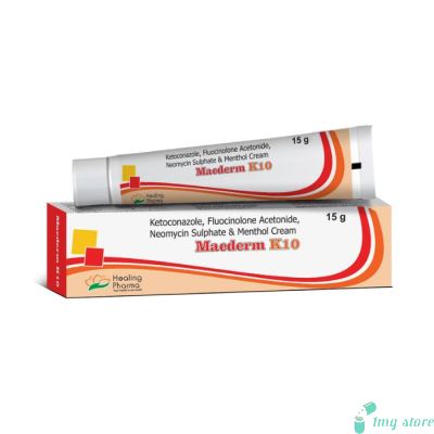 Macderm K 10 Cream 15gm (Ketoconazole + Fluocinolone + Neomycin + Menthol)