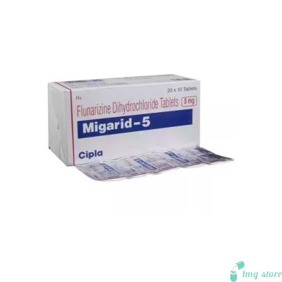 Migarid 5mg Tablet (Flunarizine 5mg)