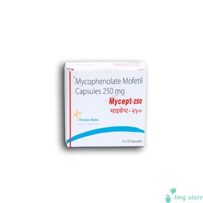 Mycept 250mg Capsule (Mycophenolate mofetil 250mg)