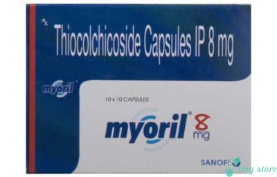 Myoril 8mg Capsule (Thiocolchicoside 8mg)