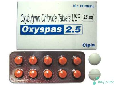 Oxyspas 2.5 Tablet (Oxybutynin 2.5mg)