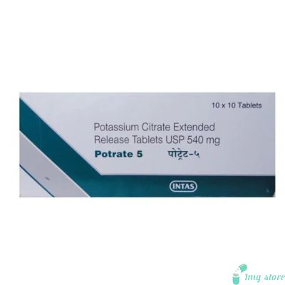 Potrate 5 Tablet ER (Potassium Citrate 540mg)