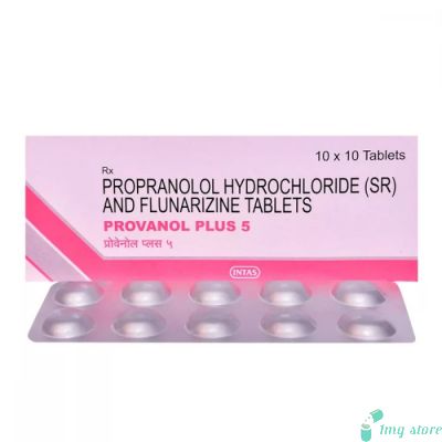 Provanol Plus 5mg Tablet (Propranolol (40mg) + Flunarizine (5mg))
