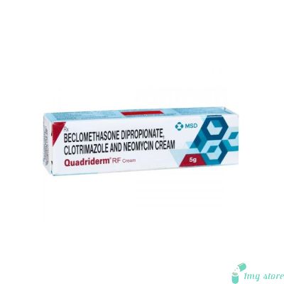 Quadriderm RF Cream 5gm (Beclomethasone (0.025%) + Clotrimazol (1%) + Neomycin (0.5%))