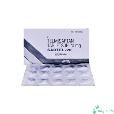 Sartel 20 Tablet (Telmisartan 20mg)
