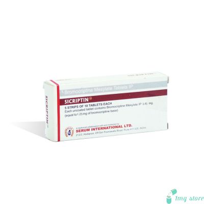 Sicriptin 1.25mg Tablet (Bromocriptine Mesylate 1.25mg)