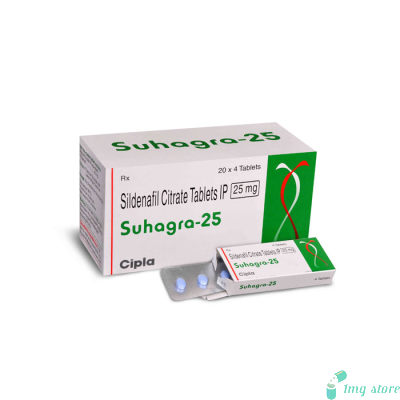 Suhagra 25mg Tablets (Sildenafil Citrate)
