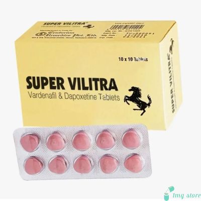 Super Vilitra Tablet (Vardenafil (20mg) + Dapoxetine (60mg))
