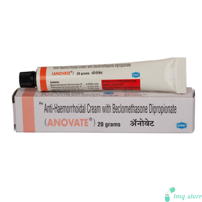 Anovate Cream 20gm (Beclometasone (0.025%) + Lidocaine (2.5%) + Phenylephrine (0.10%))