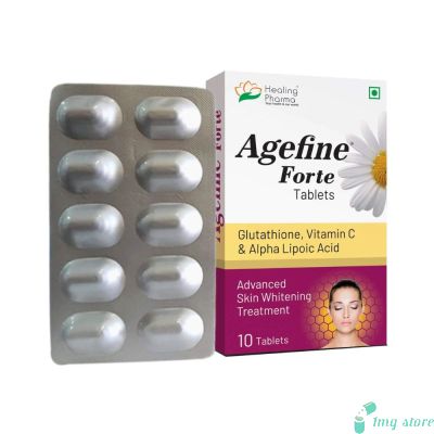 Agefine Fortet Tablet (Glutathione,Vitamin C,Alpha Lipoic Acid)