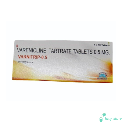 Varnitrip Tablet (Varenicline Tartrate): Quit Smoking Pills | Smoking Cessation Therapy for Nicotine Dependence, Craving Control and Quit Support