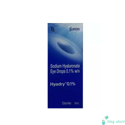 Hyadry Eye Drop (Sodium Hyaluronate): Lubricating Eye Drop | For Dry Eyes, Eye Irritation & Ocular Surface Moisturization