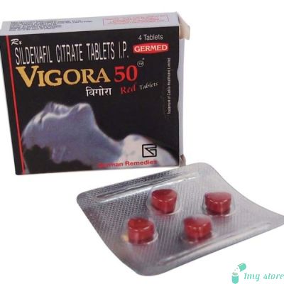 Vigore Red 50mg Tablet (Sildenafil Citrate)