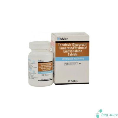 Virotrenz Tablet (Emtricitabine (200mg) + Tenofovir disoproxil fumarate (300mg) + Efavirenz (600mg))