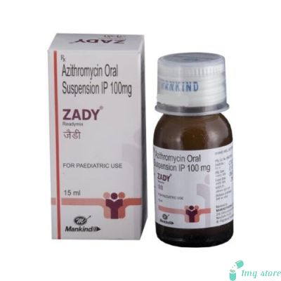 Zady Readymix Oral Suspension (Azithromycin): Azithromycin Antibiotic Syrup | For Bacterial, Respiratory & Dermatological Conditions