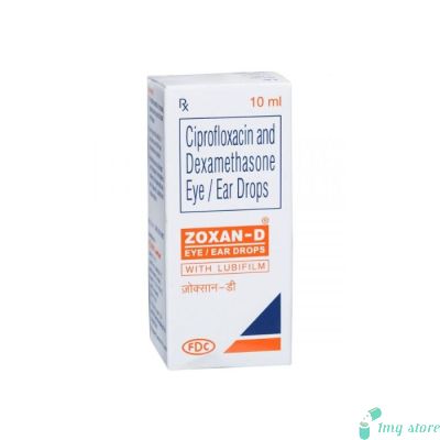 Zoxan D Eye/Ear Drop 10ml (Ciprofloxacin 0.3% + Dexamethasone 0.1%)