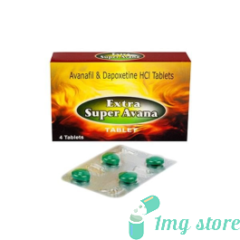 Extra Super Avana Tablet (Avanafil + Dapoxetine): Check Uses, Dosage, Price, Side Effects & Precautions at 1mgstore.com