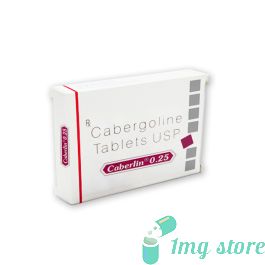 Caberlin Tablet (Cabergoline) : View Uses, Dosage, Price, Side Effects & Precautions at 1mgstore